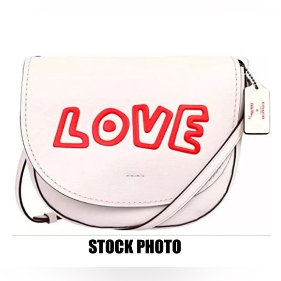 COACH X Keith Haring “Hudson” Grain Leather Crossbody Bag❤️ - Picture 5 of 13